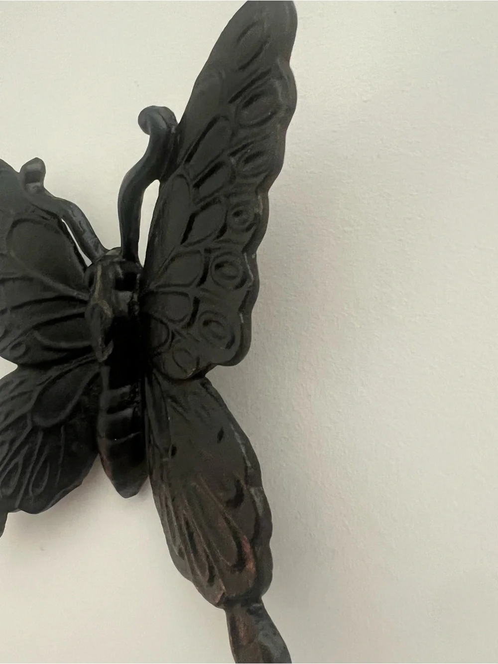 Cast-iron black Butterfly Wall Hook - Decorative Home Wall Decor